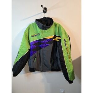 COMPLETE 2 In 1 Vintage‎ 90s Team Arctic Cat Racing Jacket Snowmobile XL